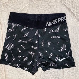 Nike Pro Spandex Shorts - Small, Black Just Do It